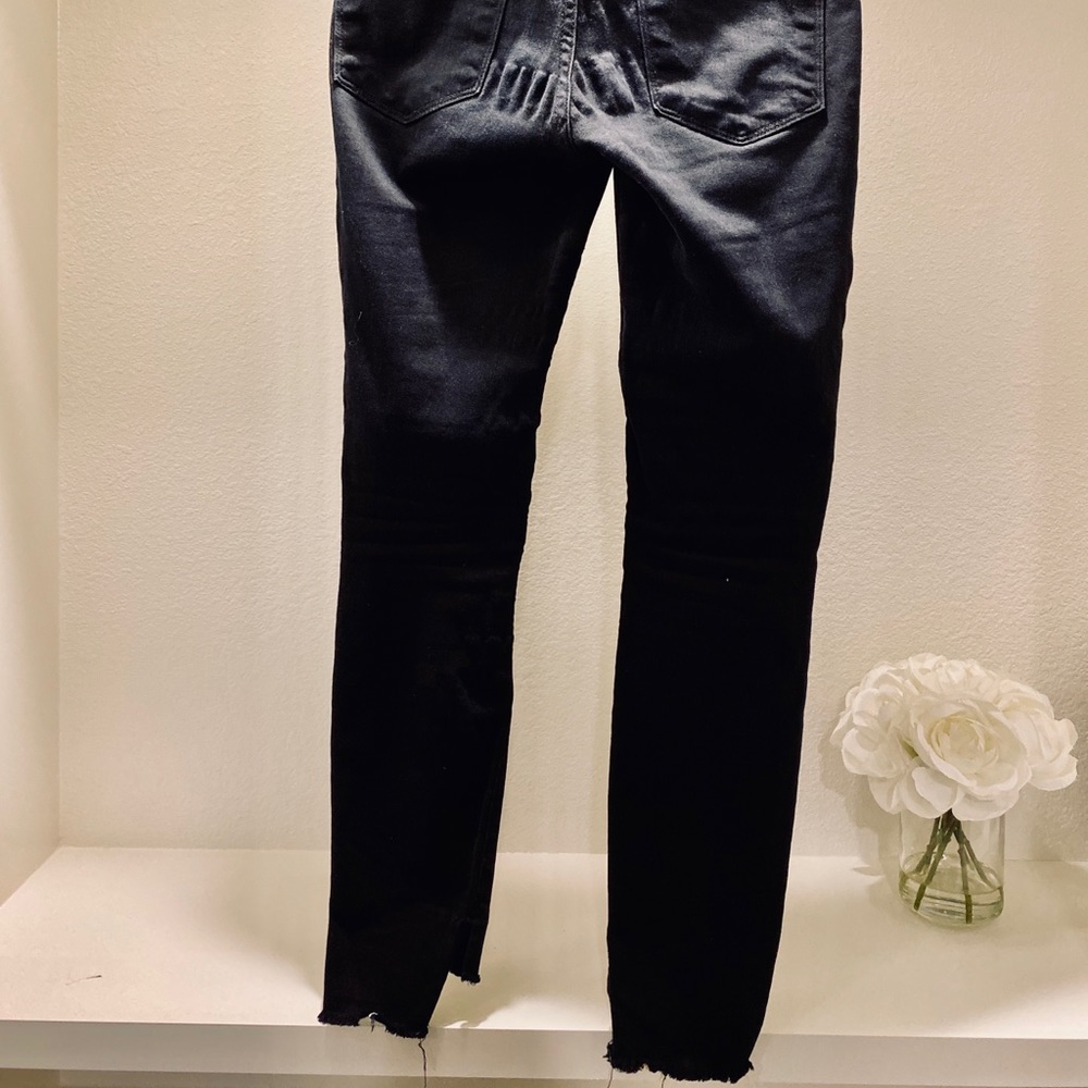 Frame Black Ripped Jeans